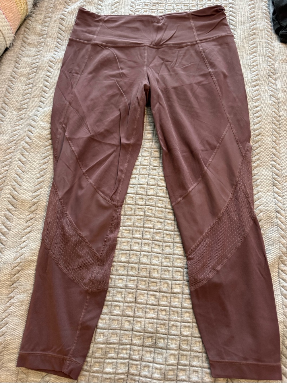Athleta Mauve High-Rise Performance Leggings